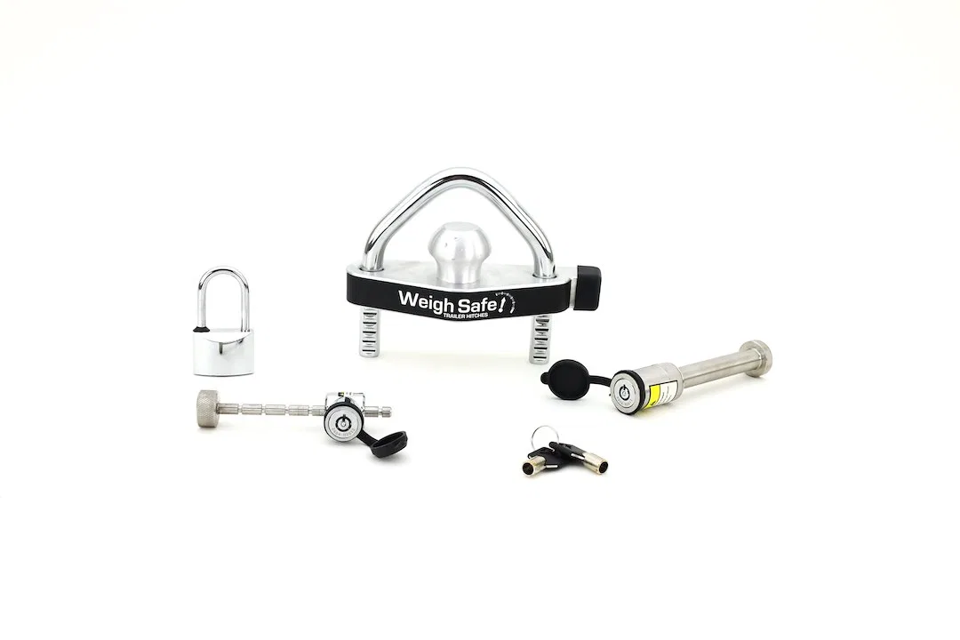 WS26 – WEIGH SAFE Trailer Hitch Lock, Trailer Coupler Lock Fits 1-7/8 Inch/ 2 Inch and 2-5/16 Coupler Pad Lock Style ...